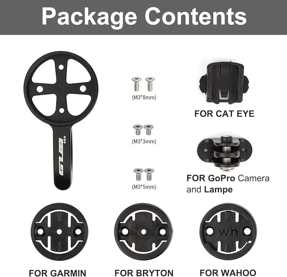 Suport bicicleta pentru Gopro Garmin Edge Wahoo  Elemnt Bryton, Cateye