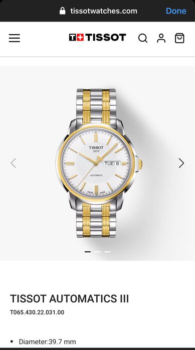 Ceas Tissot Automatics III