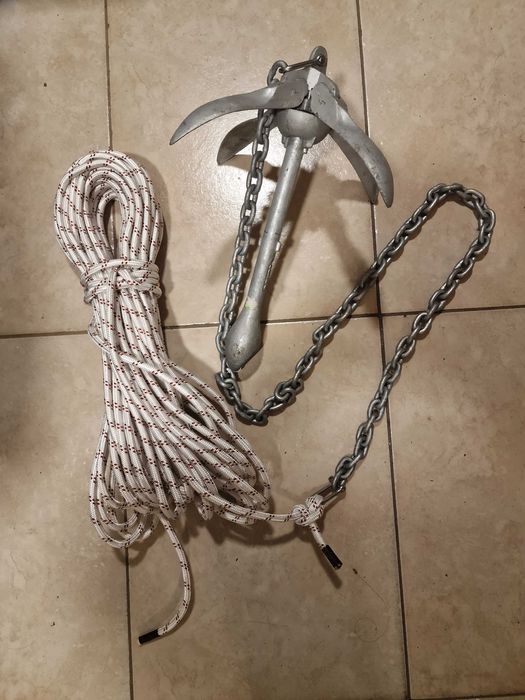 Сгъваема котва 2.5 кг (готов за употреба комплект)