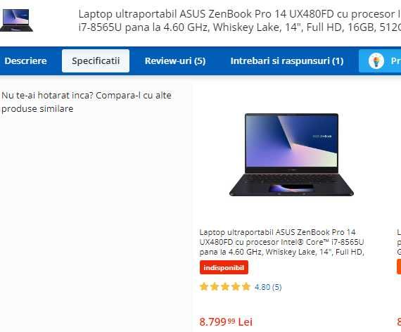 ultrabook Asus zenbook ,i7-,SSD 512 gb, Dual display oled, ram 16 gb