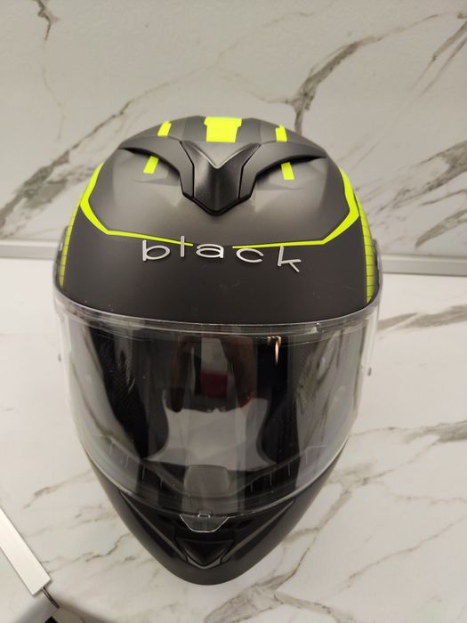 Каска  за мотор black модуларна размер М