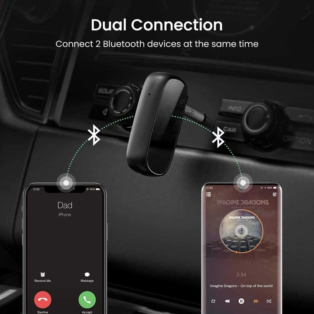 Ugreen Bluetooth 5.0 адаптер для автомобиля с aptx