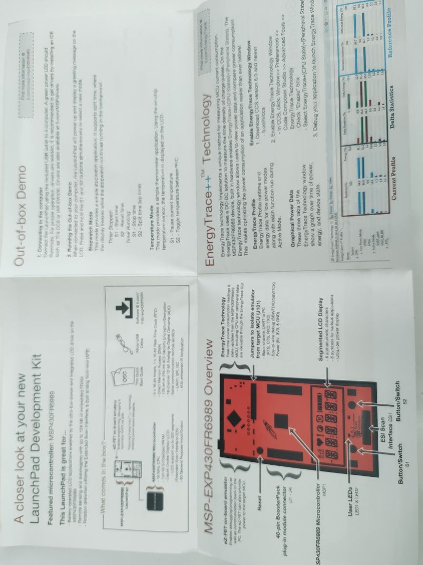 Микроконтролер кит за развойна дейност MSP430 FR6989