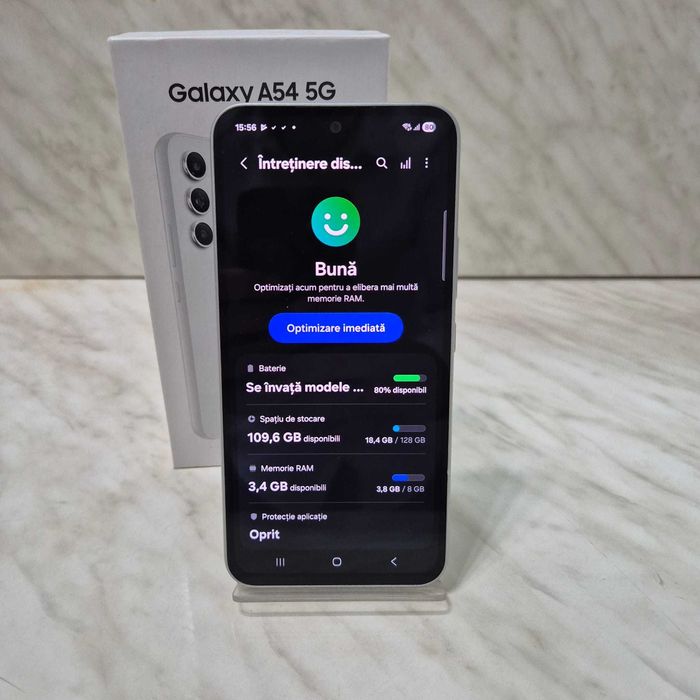 Telefon Samsung Galaxy A54 128GB 5G Alb Cutie Zeus Amanet Rahova 34239