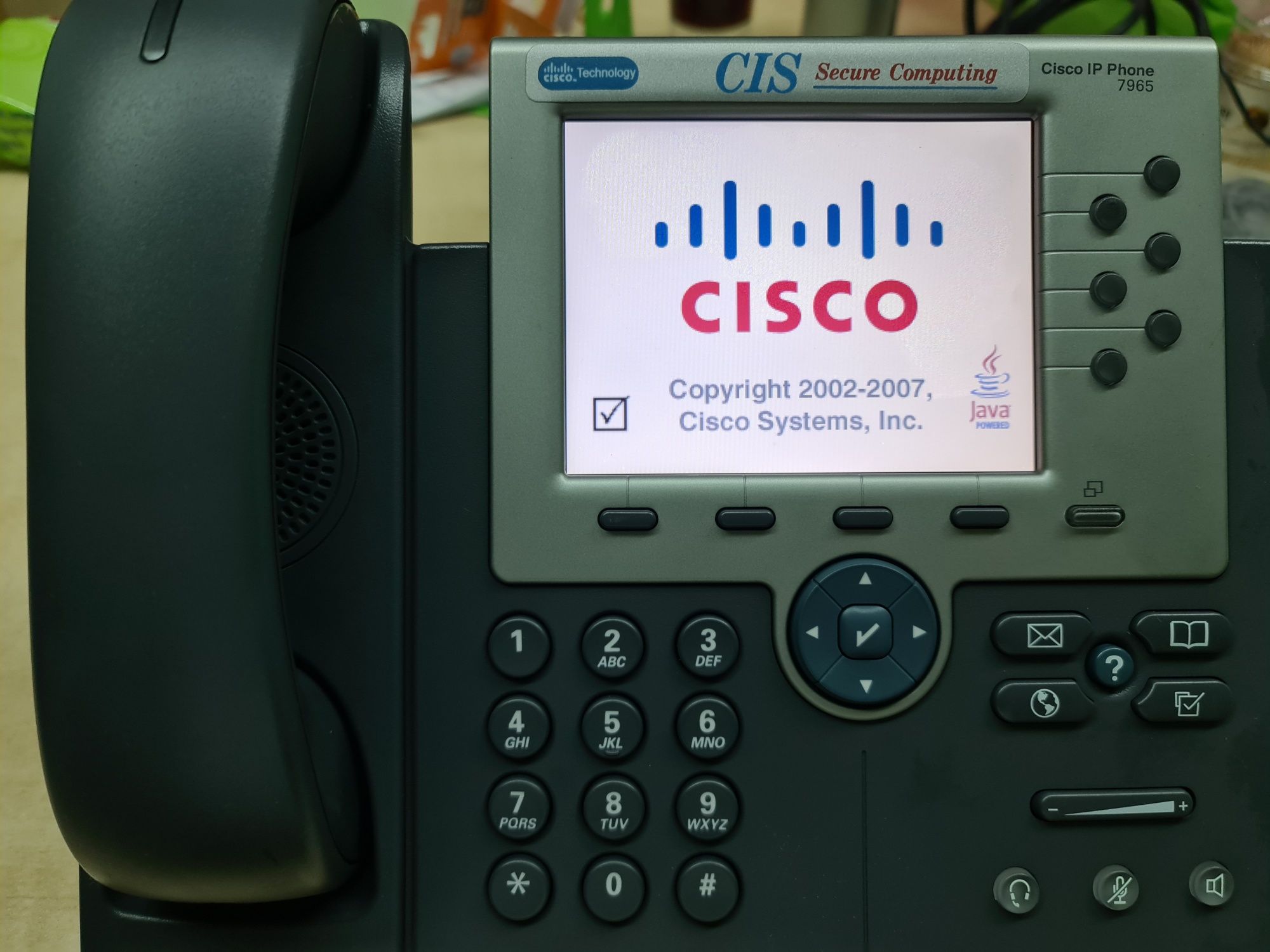 Telefon IP CISCO 7965 nou in cutie sigilat cu alimentator de 48v Cisco