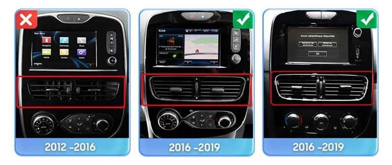 Мултимедия 10" за RENAULT Clio 4 Android 13 Carplay DSP навигация RDS