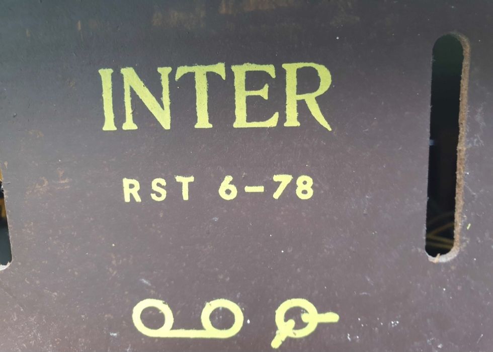 Radio INTER model RST 6-78,made in Romania ,fabricat in Comunism

- El
