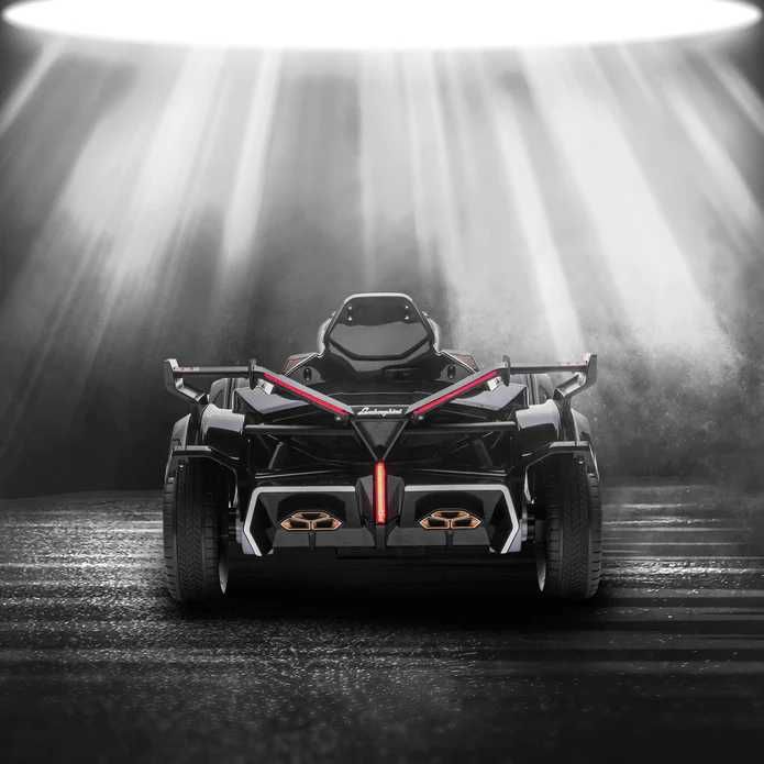 Masinuta electrica Lamborghini Lambo12 Vision 4x 35W 12V 14Ah, Negru