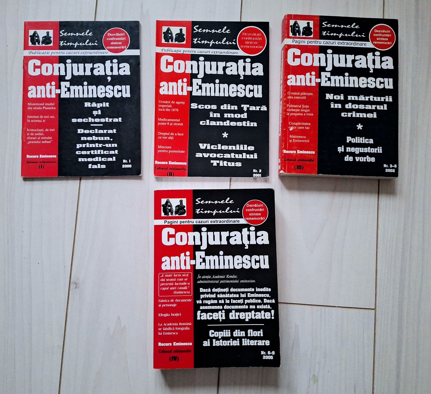 Conjuratia anti-Eminescu nr.1 - 9 raritate