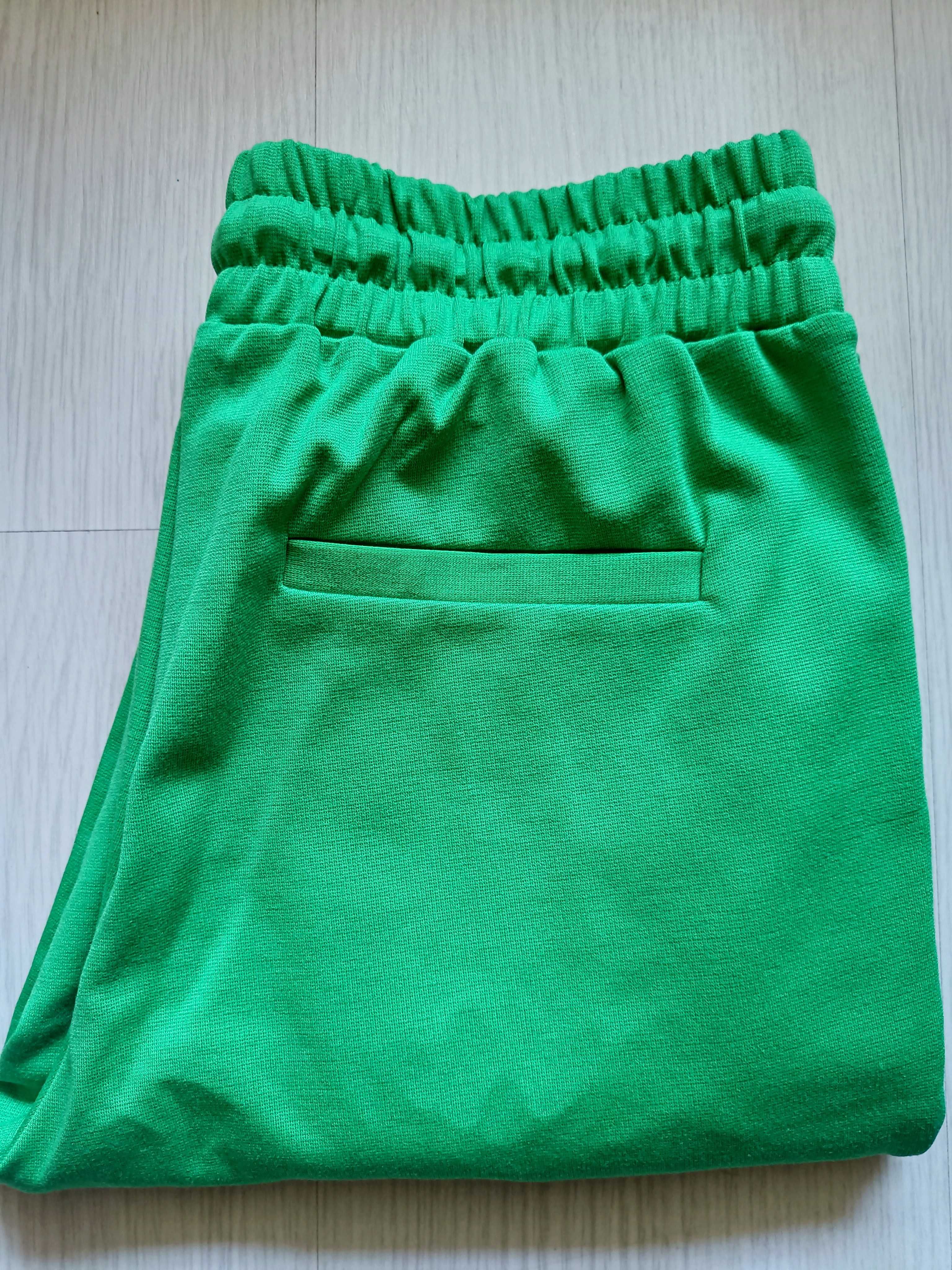 Ichi Kate Jogger Style Trousers, Kelly Green/Панталон ICHI цвят зелен