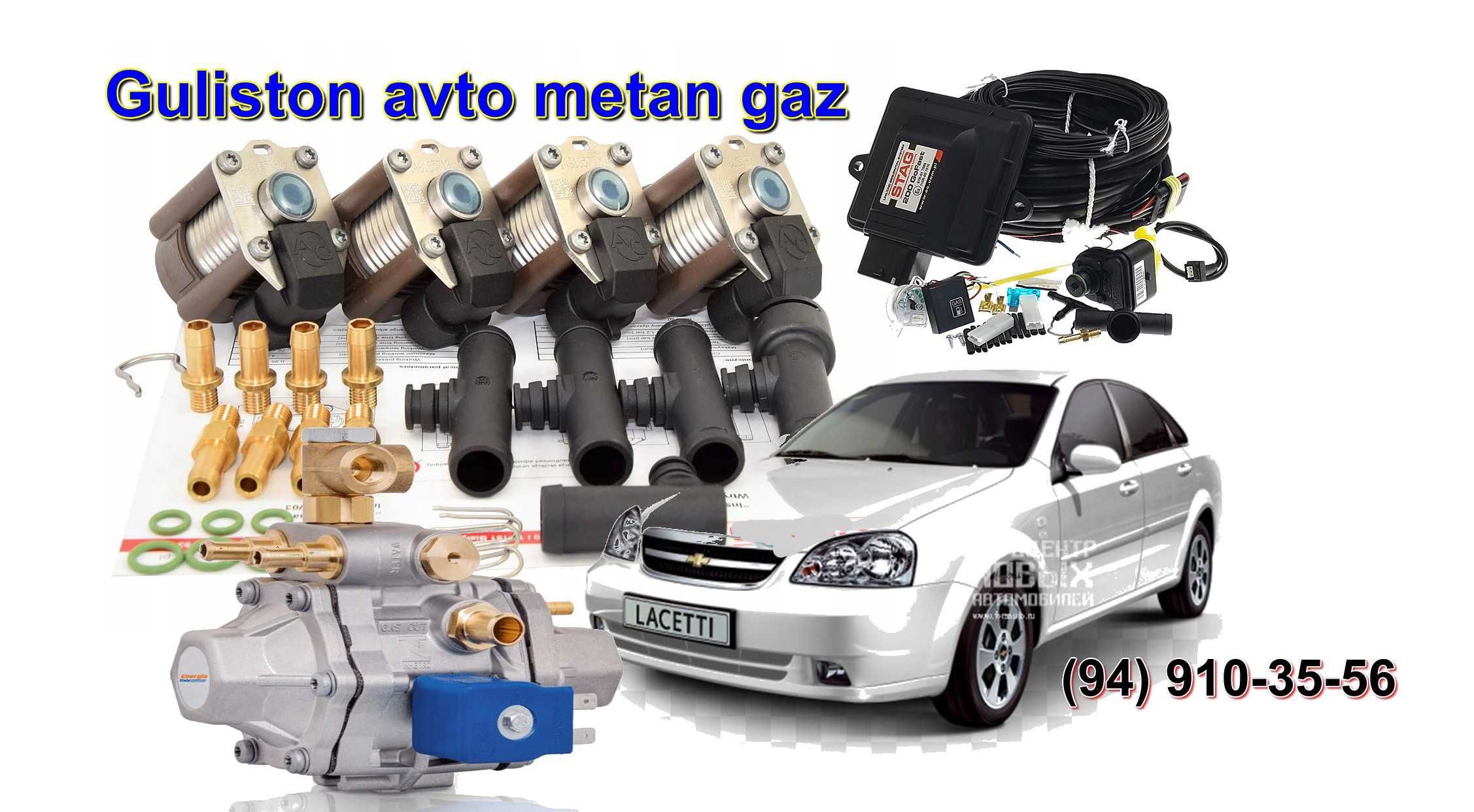 Metan gaz o'rnatamiz sifatli 3 va 4 Avlod evro