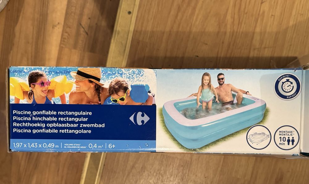 Piscina gonflabila pentru copii - Marime 1,97x1,43x0,49 m