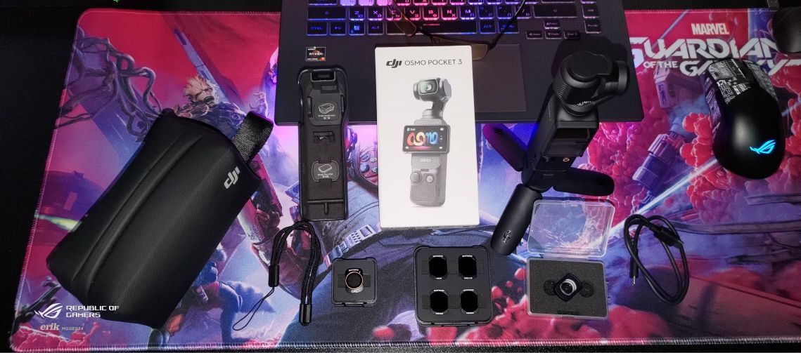 Dji Osmo Pocket 3 + аксесоари и филтри