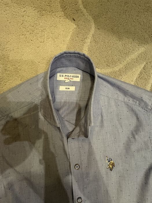 Ризи U.S POLO, синя и бяла