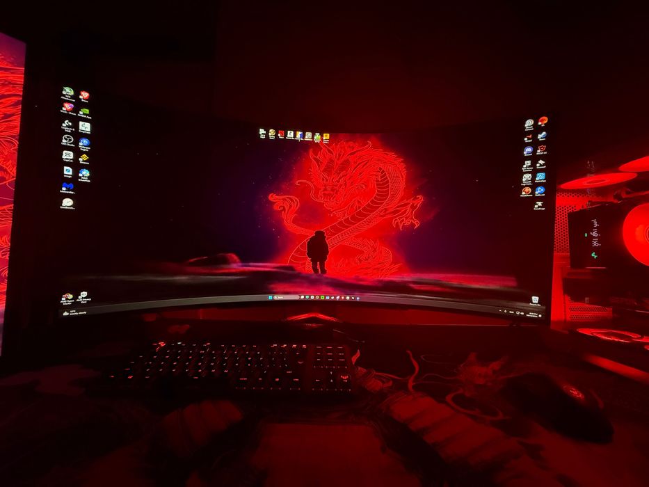 Монитор LG Ultragear OLED Curved Gaming Monitor 240hz 45 45GR95QE-B