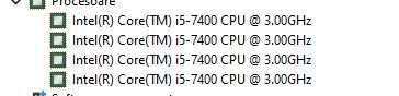 Procesor Intel I5 7400 pret ok