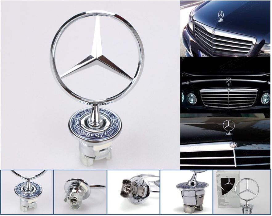 Емблема за Мерцедес оригинална Mercedes преден капак АМГ звезда мерник
