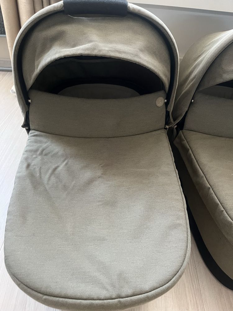 Кош за новородено cybex gazelle s cot, бази g i size, кошница за кола