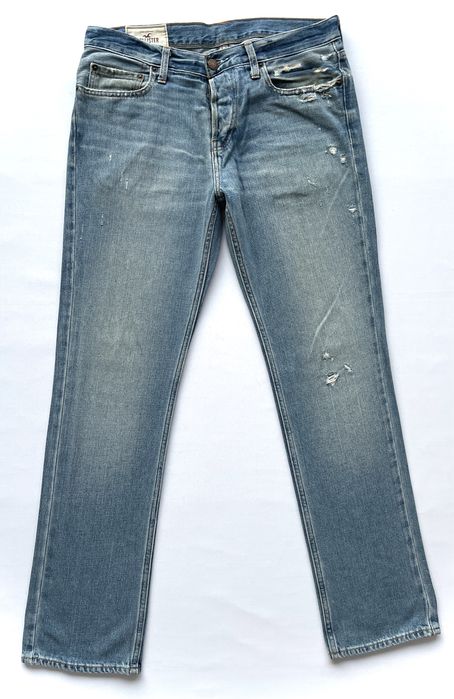 Blugi HOLLISTER Slim Straight Barbati | Marime 32 x 32 (Talie 88 cm)