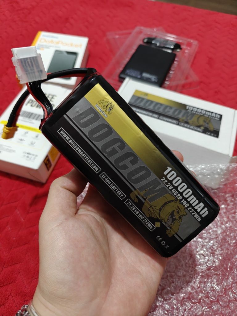 Baterie Li-Ion DOGCOM 6S2P (10.000 mAh) pentru Drone/Mașinuțe/Barcuțe