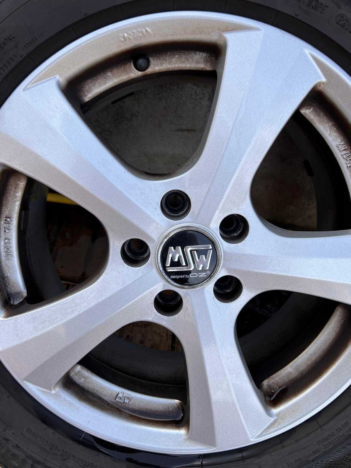 JANTE aliaj MSW Honda CRV2.0ExclusiveAWD si ROTI IARNA anv Continental