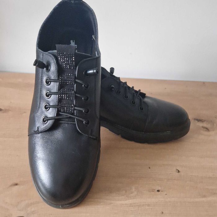 Pantofi piele naturala