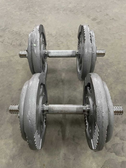 Set 35 kg gantere cu discuri din fier ( 2x17,5kg ) 30/31 mm
