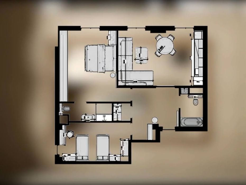 Квартира продается 3/5/12 на жк Parkwood