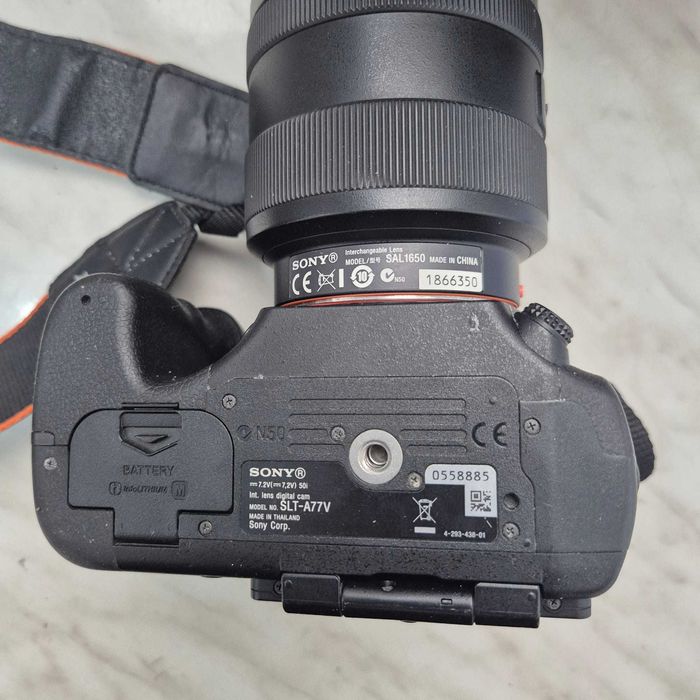 Aparat foto DSLR Sony A77 24.3MP Negru Obiectiv  Zeus Amanet 33185
