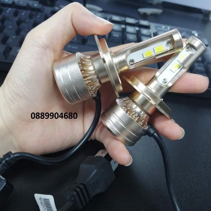 Лед Крушки 20 000 lm. mini Gold Led * Canbus * + подарък LEDT10