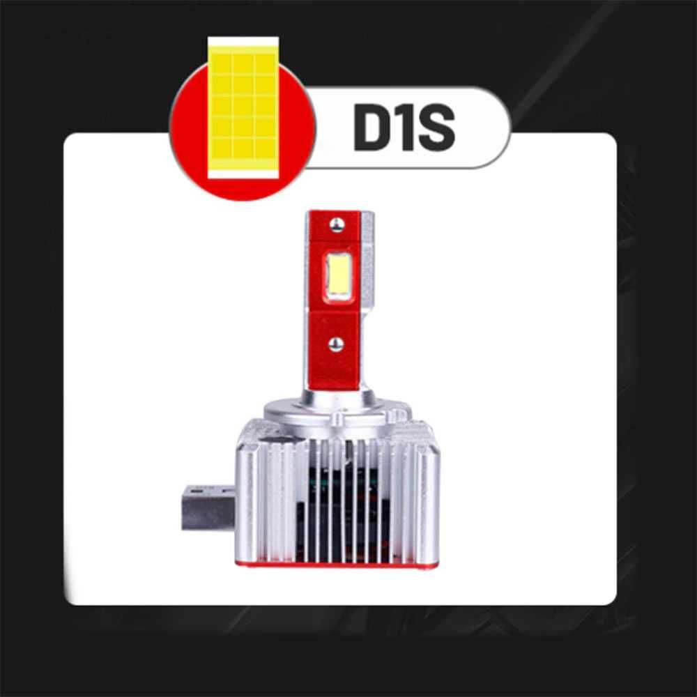 Set LED-uri D1S Auto Plug&Play Fara Eroare 70W 17200LM 6500K Alb Rece