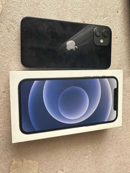 Iphone 12 Negru 64 GB 100% baterie  Liber de retea