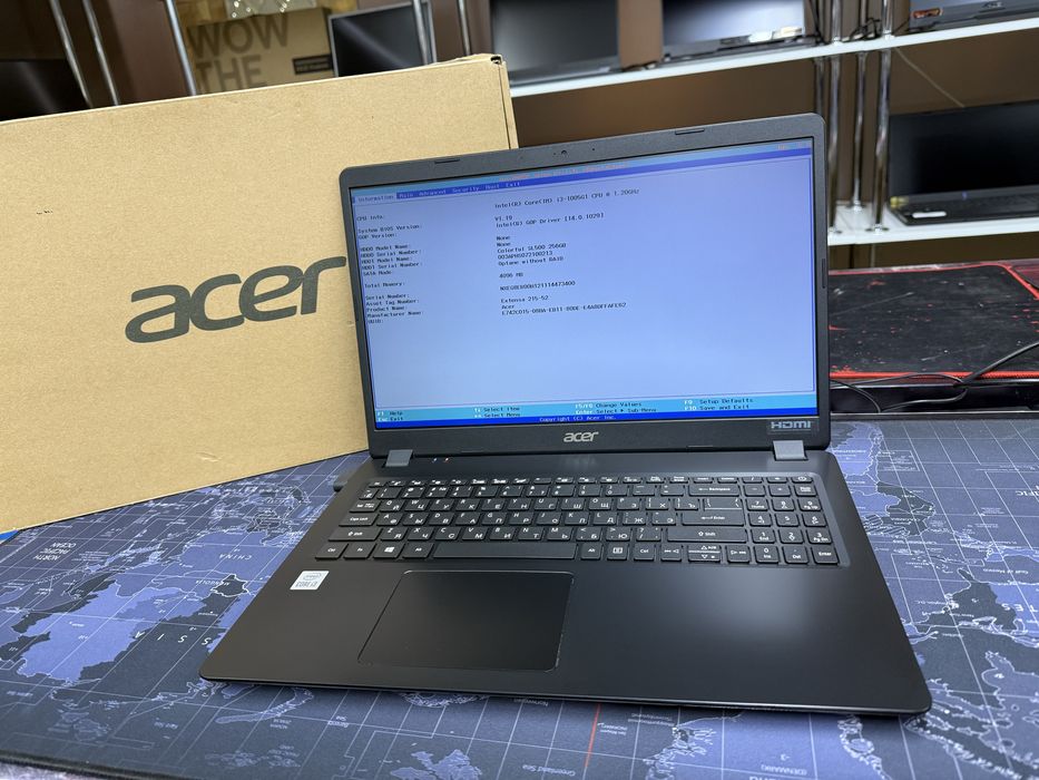 Ноутбук Acer Aspire 3 - Core i3-1005G1/4Gb/SSD256Gb