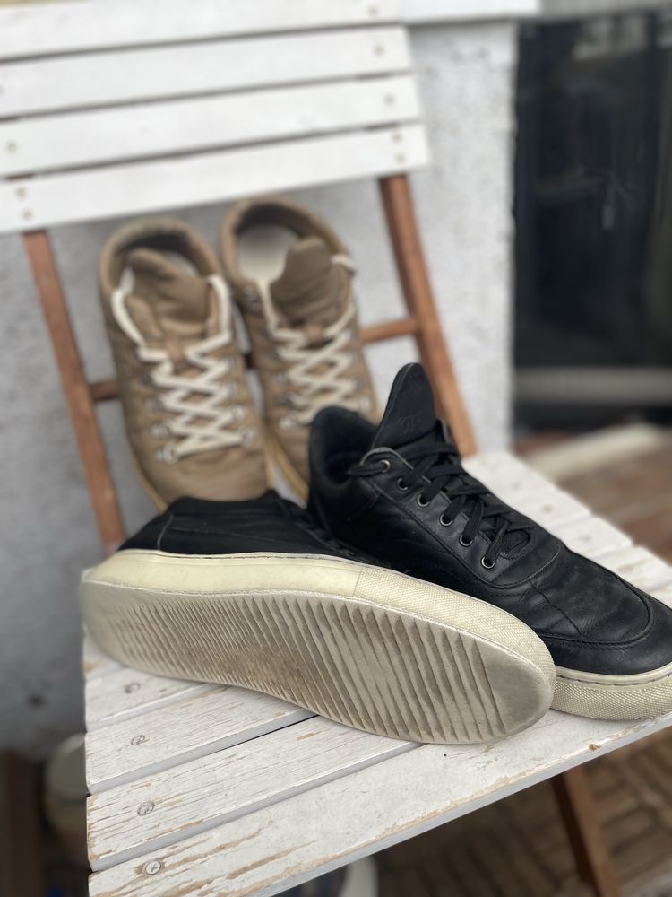 Мъжки кожени обувки кецове Filling Pieces 42