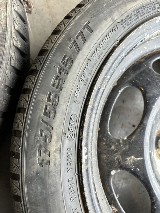 Jante tabla Smart merdeces R15 iarna 175/55/15 155/60/15