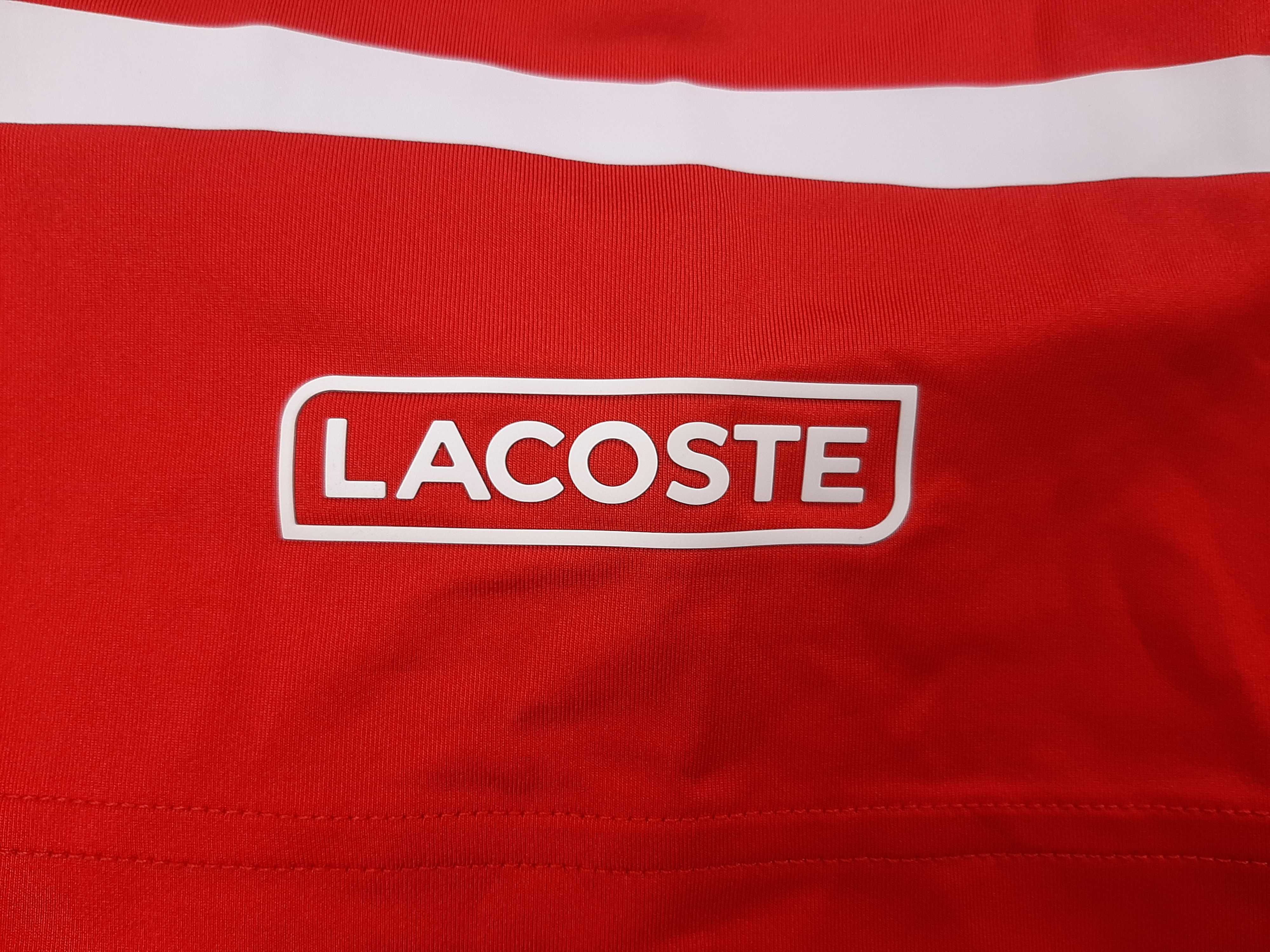 Lacoste x Djokovic - Оригинална мъжка тениска с яка размер L