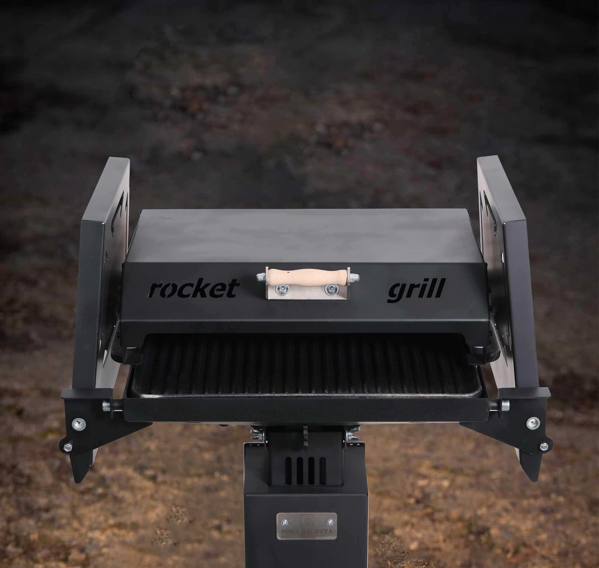 Soba racheta configurata pentru grill