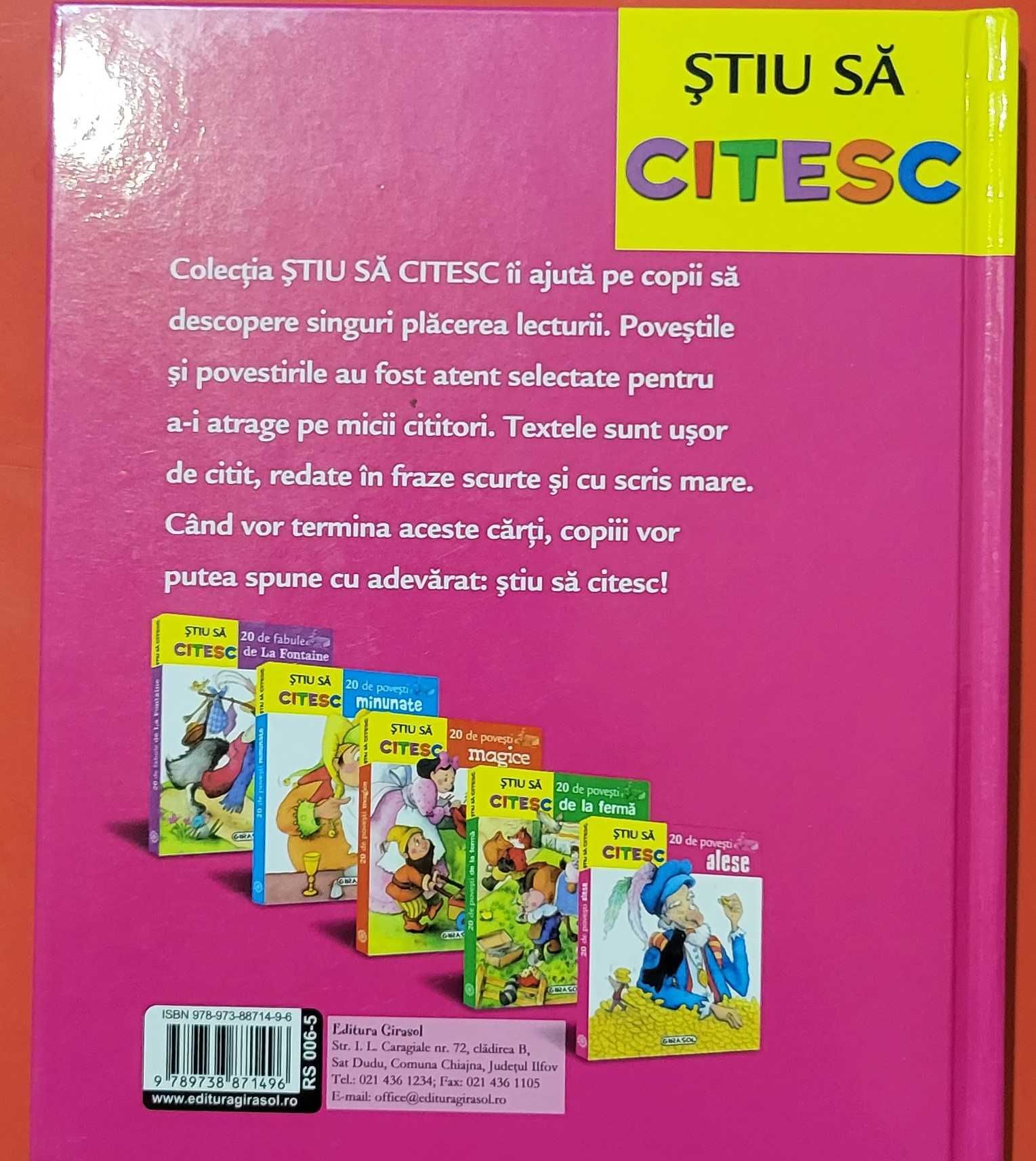 carte educativa Știu să citesc. 20 de poveşti alese