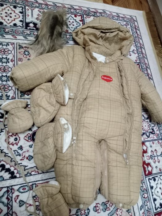 Зимний детский комбинезон