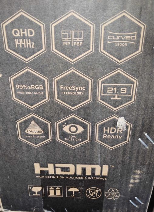 Immer Gaming 34 ultrawide 4k Срочно! 280$