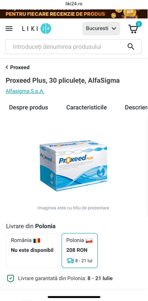 Proxeed Plus plicuri