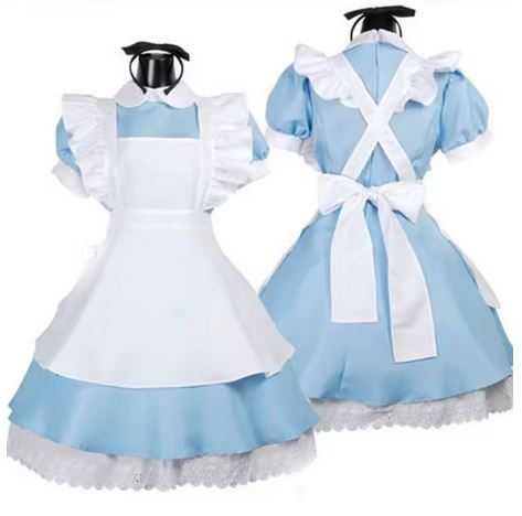 rochie rochita costum Alice in Tara Minunilor NOUA