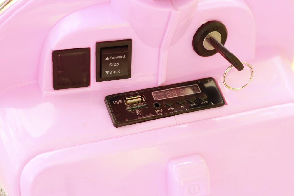 Scuter electric pentru copii Piaggio Vespa Roller 50W 12V 7Ah #Pink