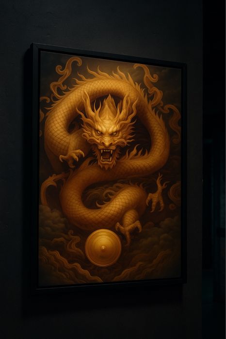 КАРТИНА “Златният Пазител” – арт принт 60×90 см