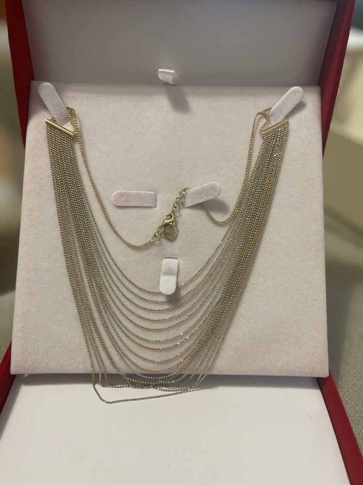 Colier aur 14k, 3 culori, TEILOR