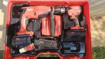 Rotopercutor hilti te2 22 nuron + filetanta sf4, 3 baterii,incator,cut