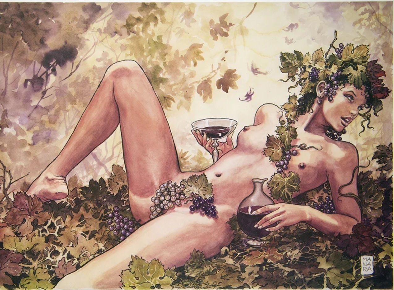 Litografie Milo Manara format 50x70 cm