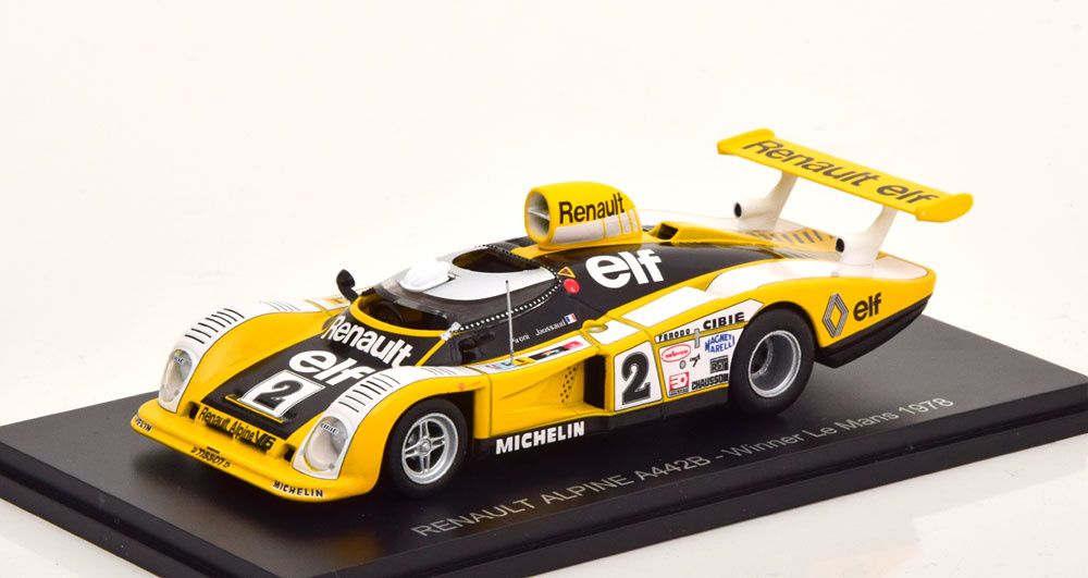 Macheta Renault Alpine A442B Castigator LeMans 1978 - Spark 1/43