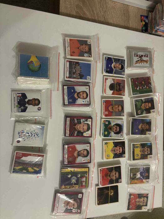 Panini стикери на бройка от различни години