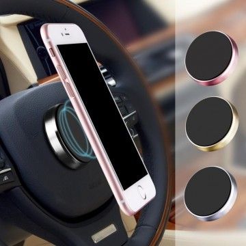 Suport auto magnetic de culoare Neagra pentru telefoane mobile